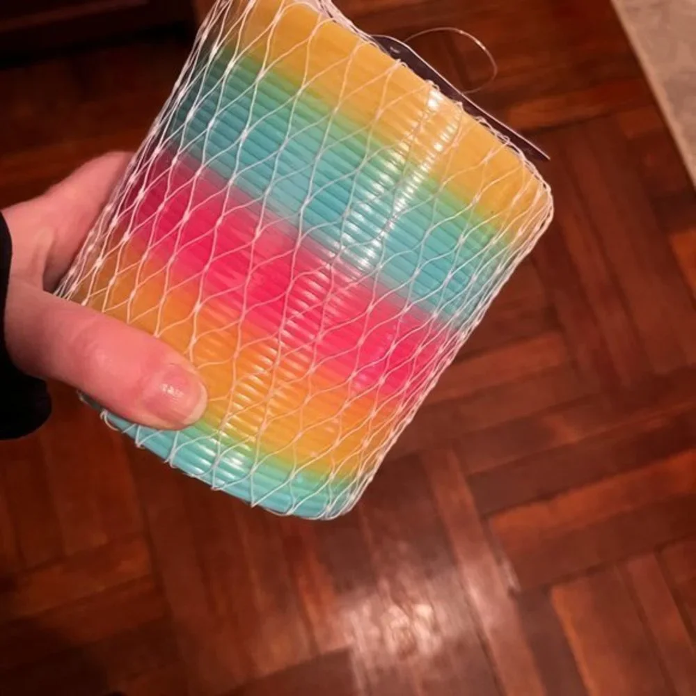 SLINKY / Slinkies!  3 Rainbow Colored‎ Slinkies!  (new) (k/x)